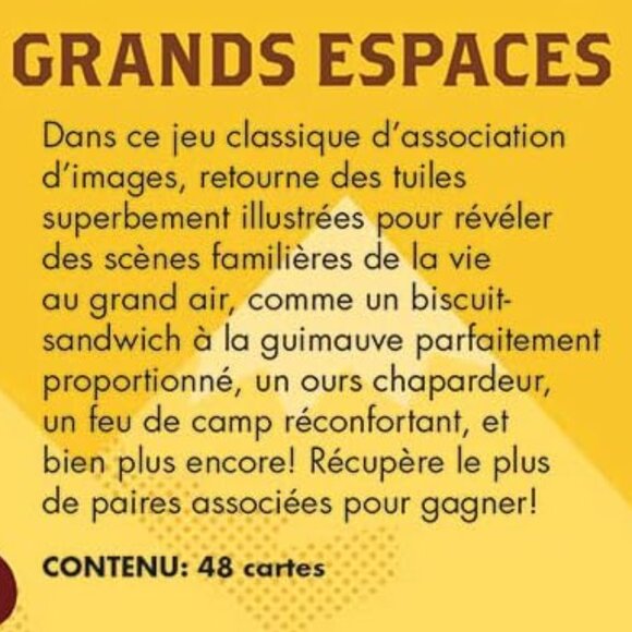 New Sealed Ravensburger Game Ravensburger Great Outdoors Memory Game- En/Fr - Picture 10 of 12